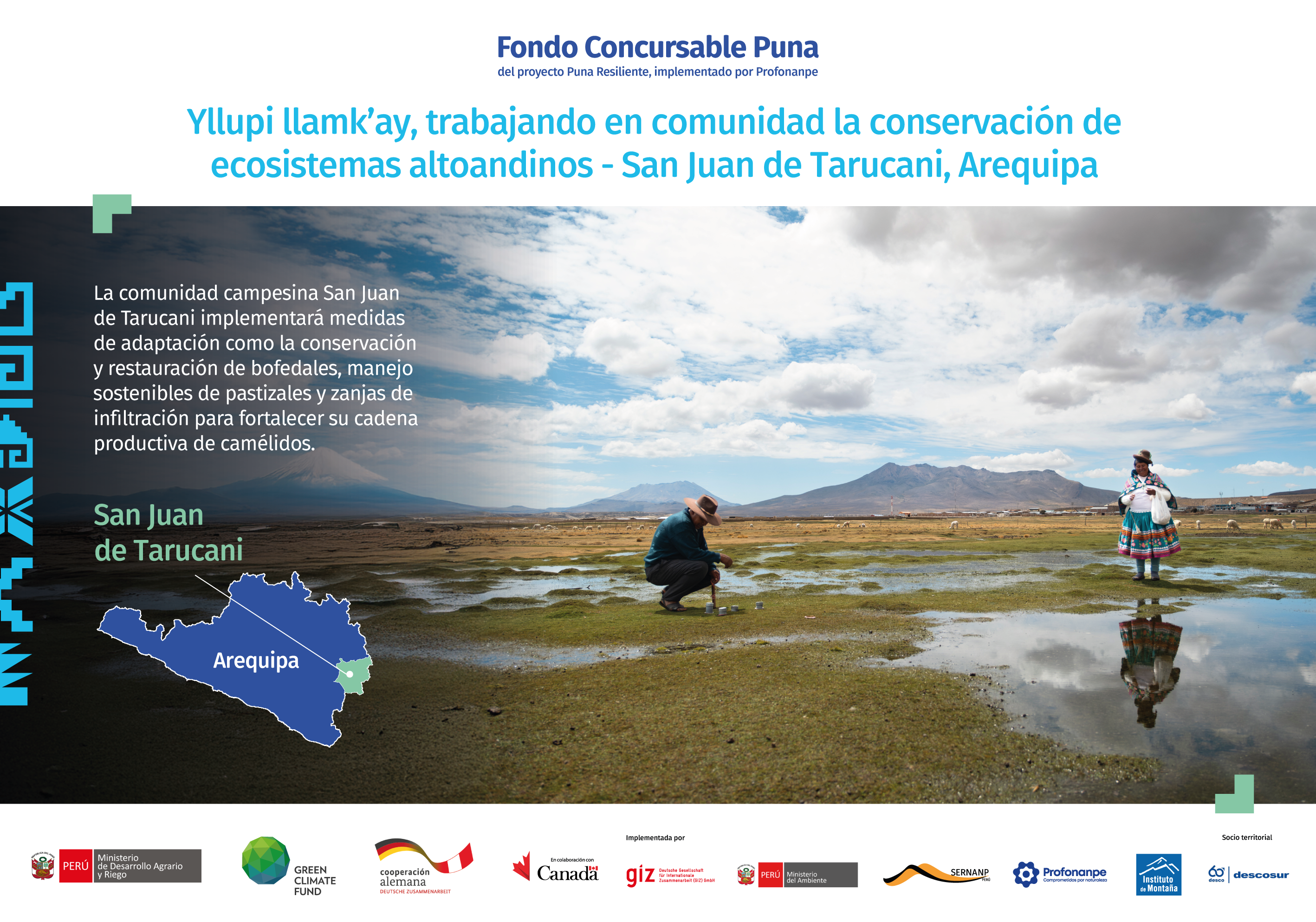 Yllupi llamk'ay, trabajando en comunidad la conservación de ecosistemas altoandinos - San Juan de Tarucani, Arequipa