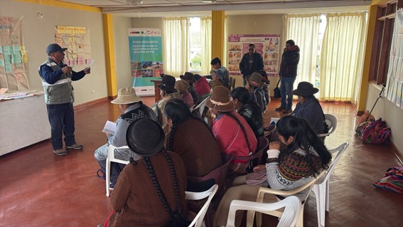 La resiliencia se construye desde las comunidades: organizaciones altoandinas avanzan en el diseño de sus iniciativas locales