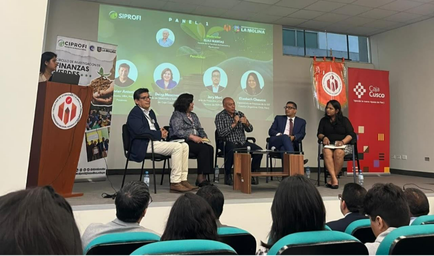 I Foro Anual de Finanzas Sostenibles de la UNALM con participación de la GIZ